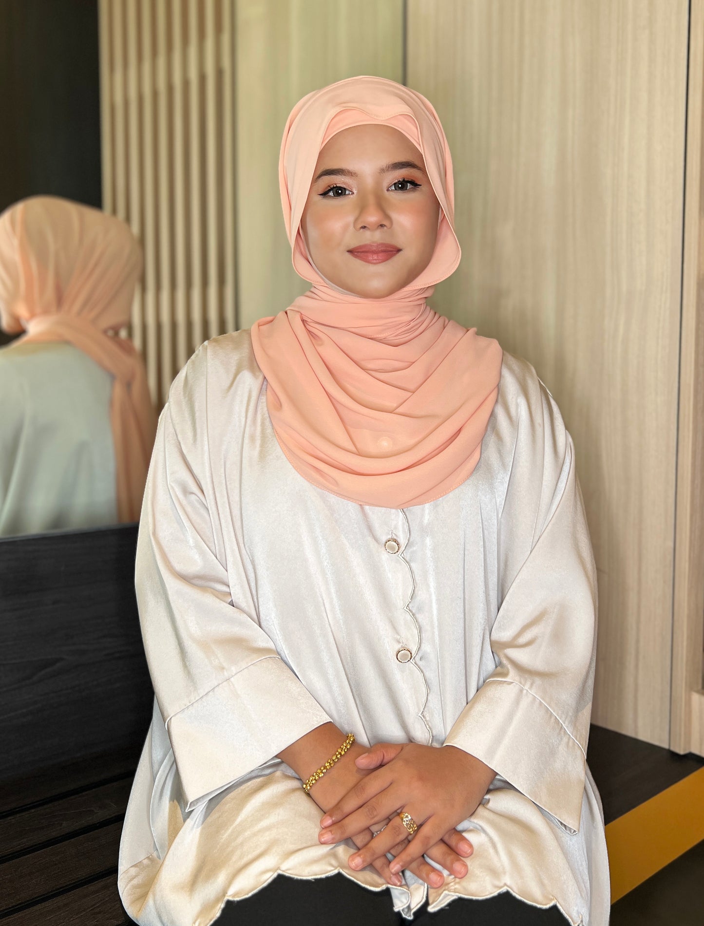 2-way Instant Shawl (Blush)